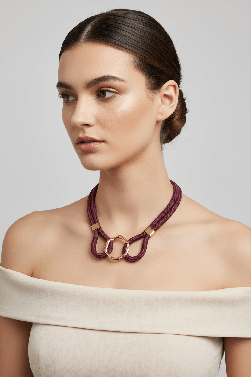 Isis Necklace (Wine)