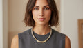 Ana Clara (Beige & Nickel Plated)